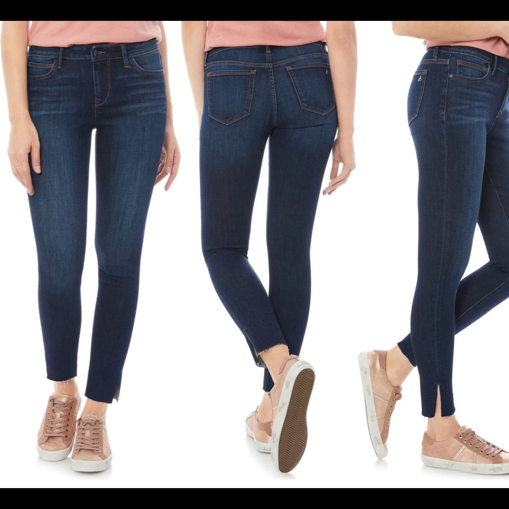 Sam Edelman The Kitten Side Slit Skinny Jeans
